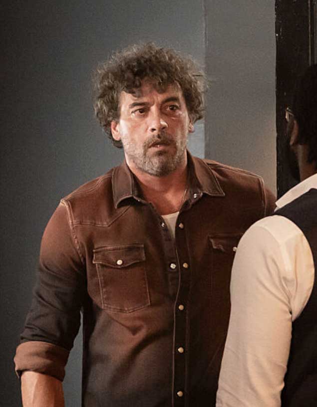 TELERIA ZED Ombré Western Shirt - Medium