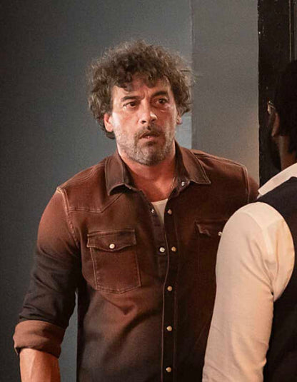 TELERIA ZED Ombré Western Shirt - Medium