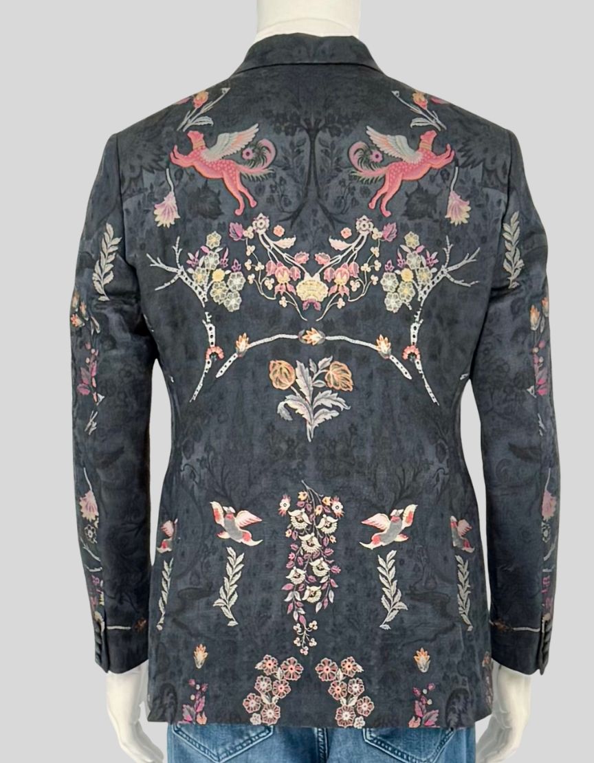 ETRO Mythical Bird Embroidered Blazer - 40 US | 50 IT