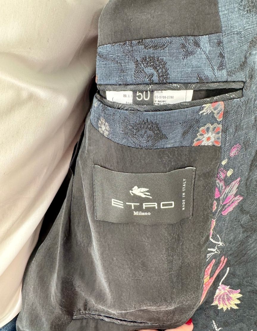 ETRO Mythical Bird Embroidered Blazer - 40 US | 50 IT