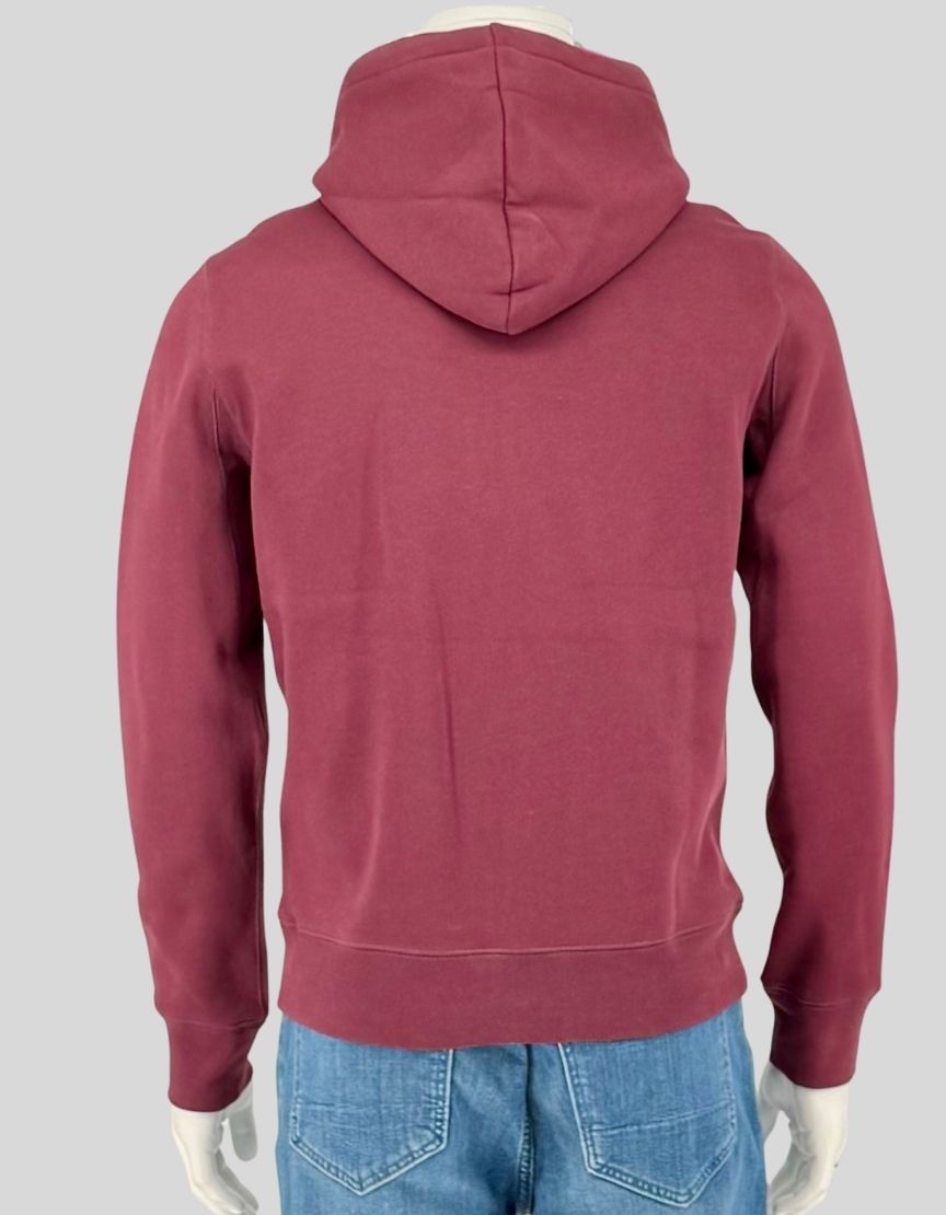 BURBERRY Check-Lined Zip Hoodie w/ Tags - Medium