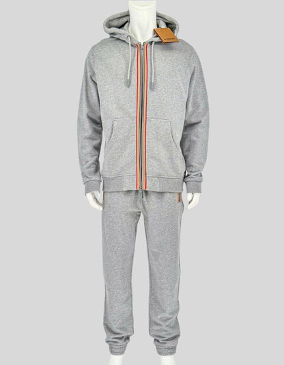 BURBERRY Icon Stripe Tracksuit Set w/ Tags - Medium