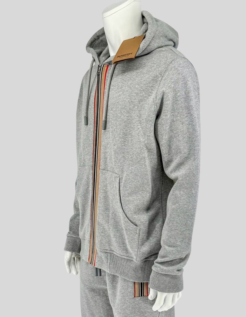 BURBERRY Icon Stripe Tracksuit Set w/ Tags - Medium