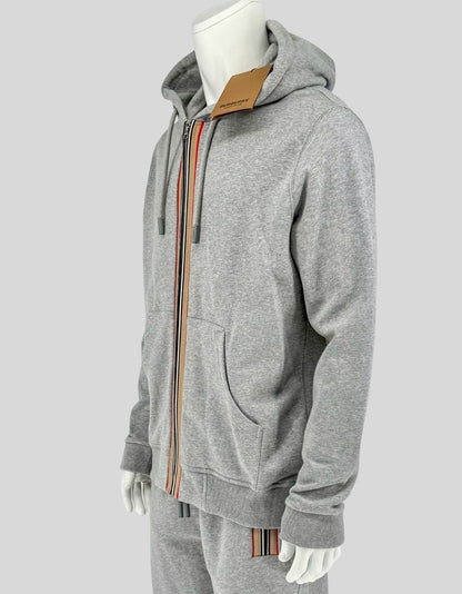 BURBERRY Icon Stripe Tracksuit Set w/ Tags - Medium