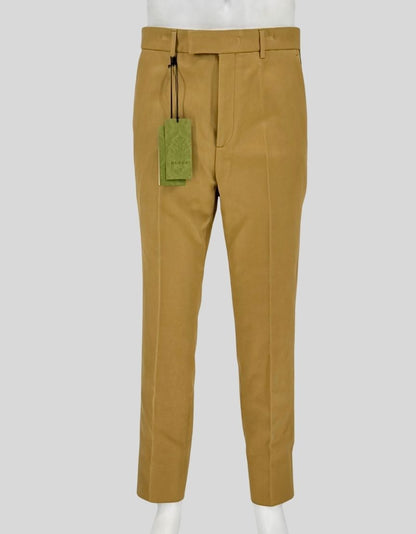 GUCCI Web Stripe Twill Trousers w/ Tags - 32 US | 48 IT