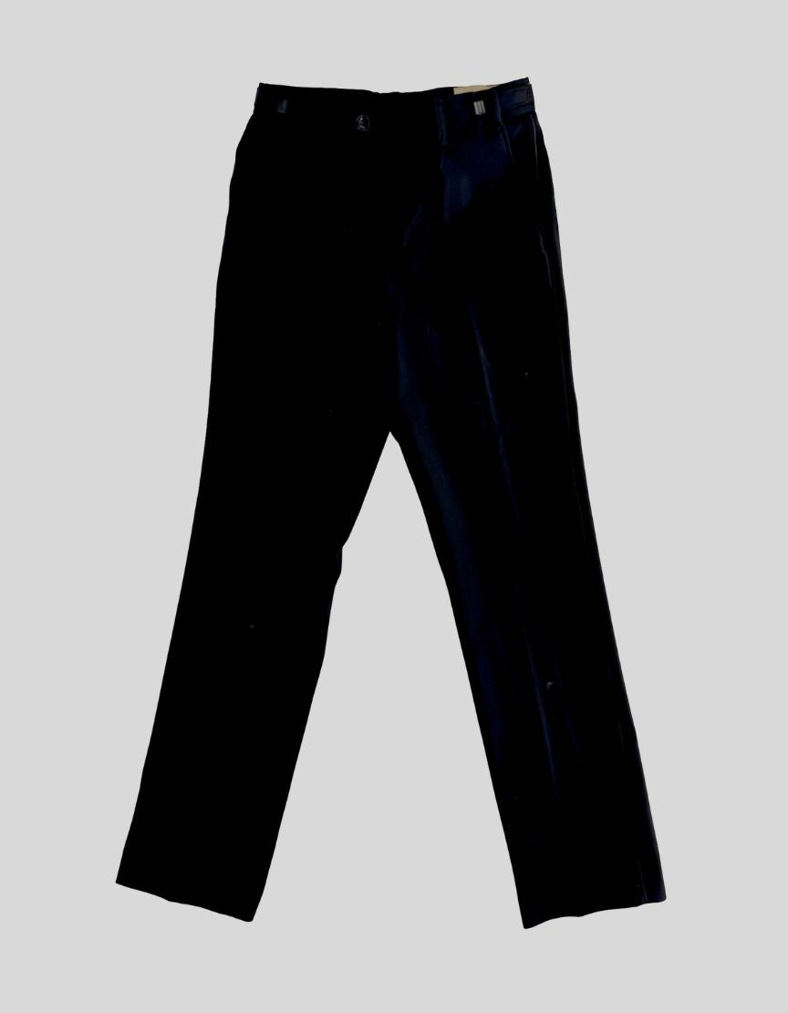 ROMANO LUXURY COLLECTION Navy Polka Dot Three-Piece Tuxedo Suit - 10Y US