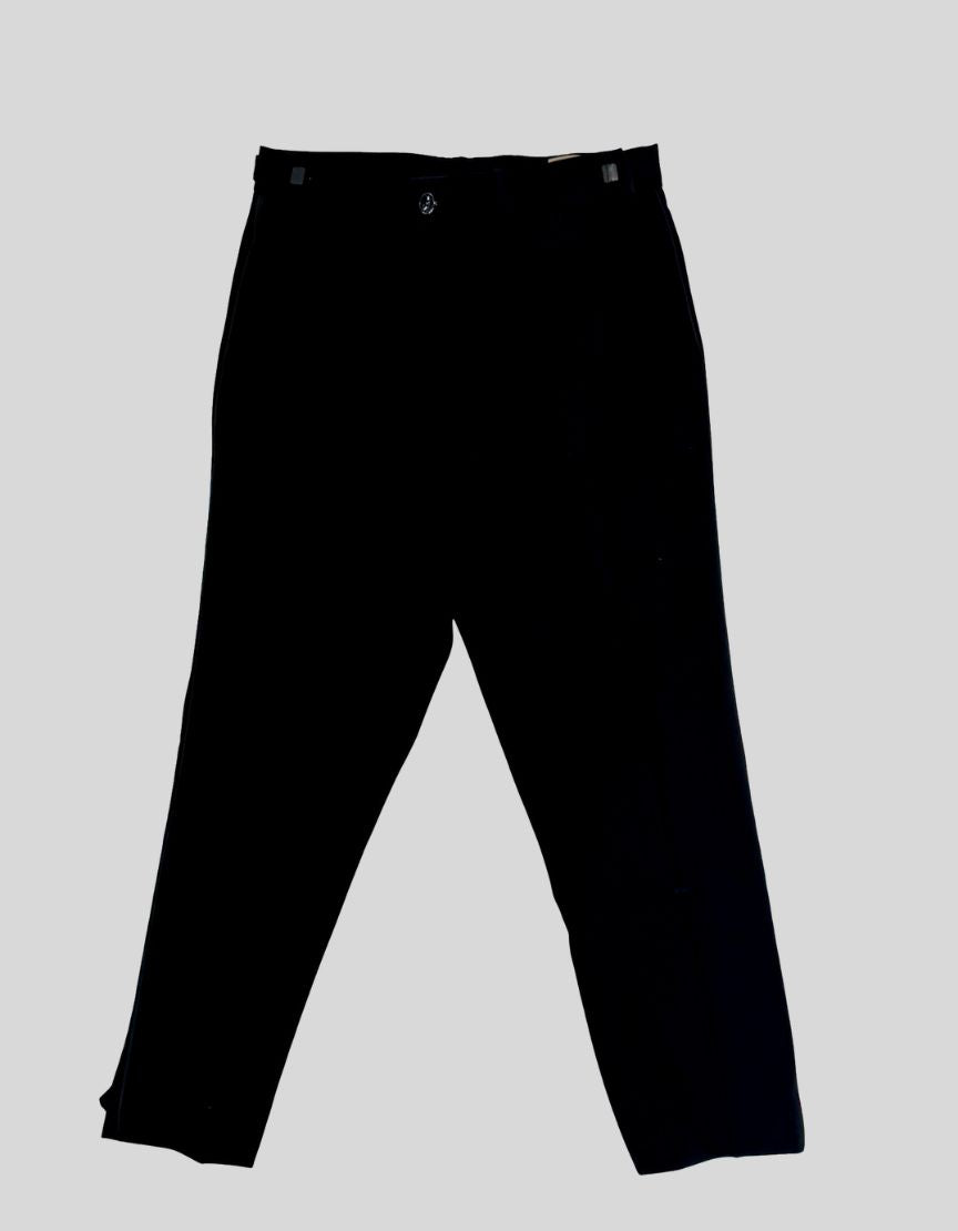 ROMANO LUXURY COLLECTION Navy Polka Dot Three-Piece Tuxedo Suit w/ Tags - 12Y US