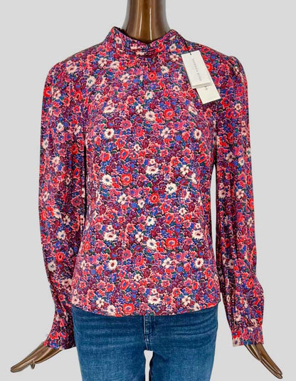 VERONICA BEARD Chilton Floral Blouse w/ Tags - 4 US