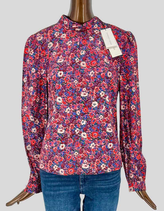 VERONICA BEARD Chilton Floral Blouse w/ Tags - 4 US