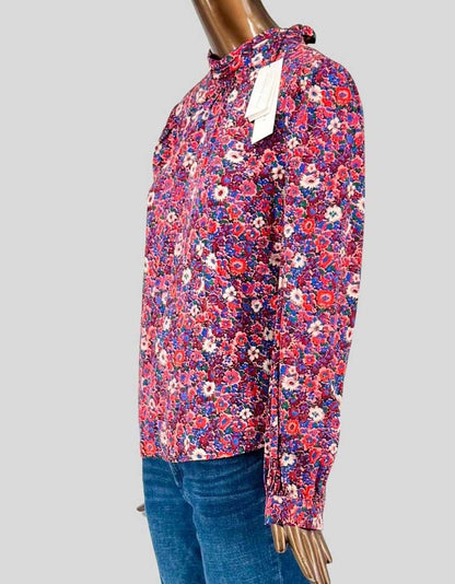 VERONICA BEARD Chilton Floral Blouse w/ Tags - 4 US