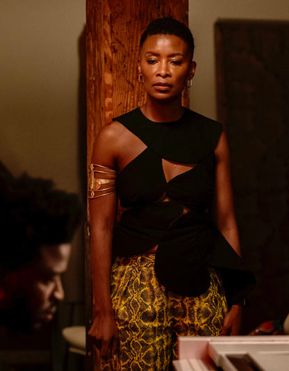 A.W.A.K.E. MODE Sculptural Cutout Top - One Size Fits Most