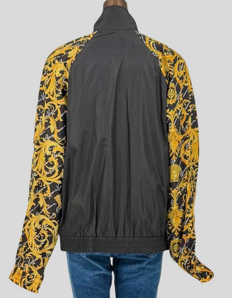 VERSACE Baroque Print Windbreaker Jacket w/ Tags - 12 US  | 48 EU
