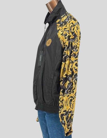 VERSACE Baroque Print Windbreaker Jacket w/ Tags - 12 US  | 48 EU