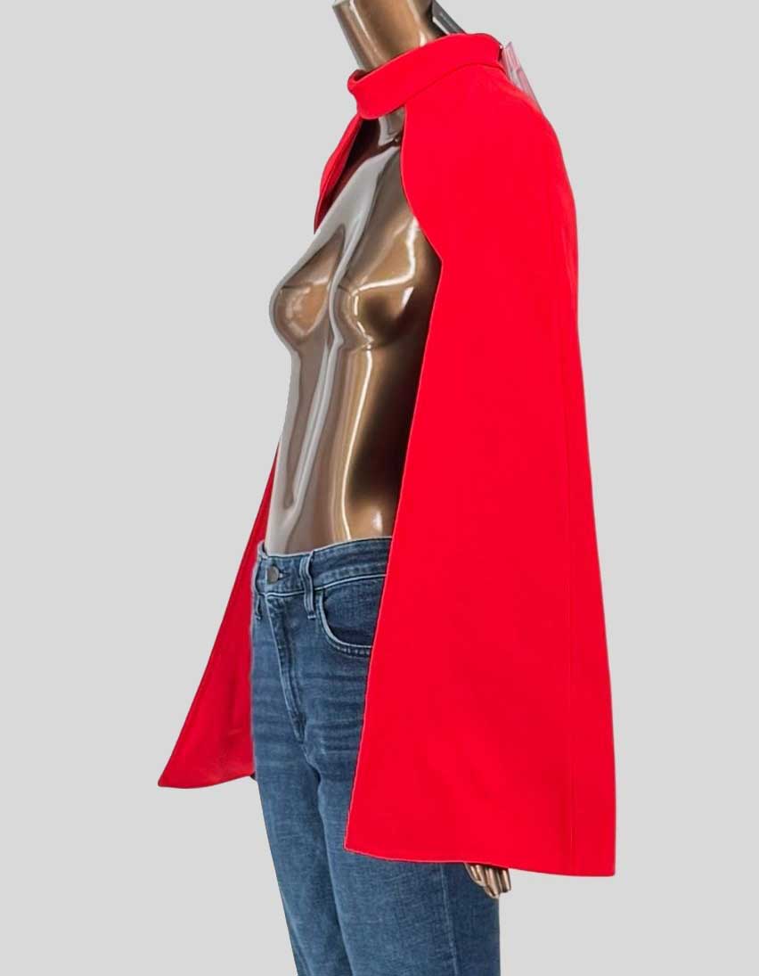 SAFIYAA Red Cape Sleeve Bolero w/ Tags - 4 US | 8 UK 8 | 36 FR
