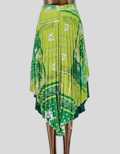 THEBE MAGUGU Sisterhood Bandana Pleated Skirt - Medium