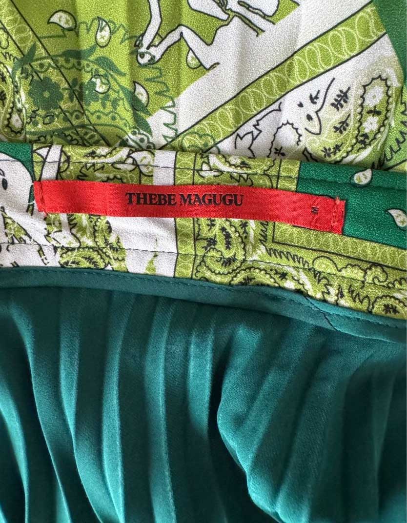 THEBE MAGUGU Sisterhood Bandana Pleated Skirt - Medium