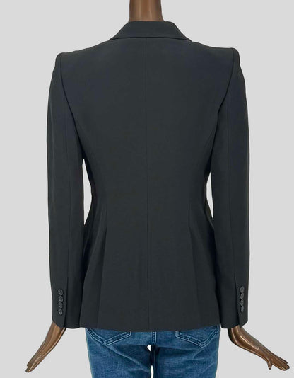 ALEXANDER McQUEEN Black Single-Button Blazer - 4 US | 40 IT