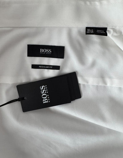 HUGO BOSS Regular Fit White Dress Shirt w/ Tags - 16½-34/35