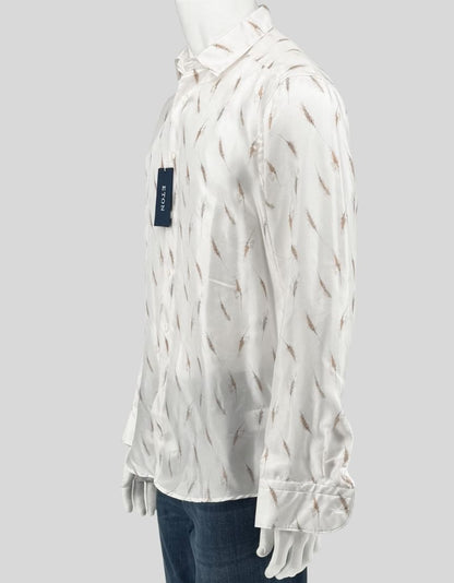 ETON Slim Fit Wheat Print Shirt w/ Tags - 15½ / 39 US