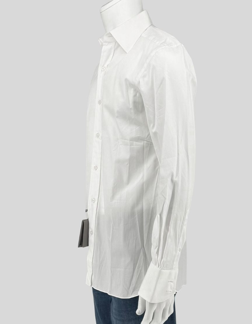 TOM FORD White Dress Shirt w/ Tags - 38 / 15 US