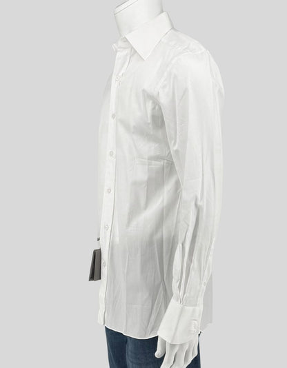TOM FORD White Dress Shirt w/ Tags - 38 / 15 US