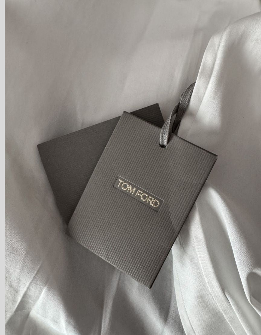 TOM FORD White Dress Shirt w/ Tags - 38 / 15 US