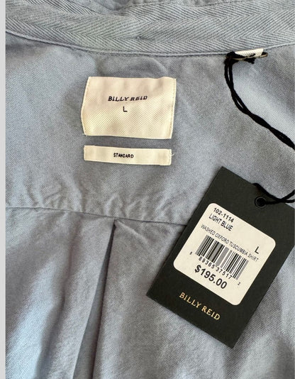 BILLY REID Tuscumbia Washed Oxford Shirt w/ Tags - Large