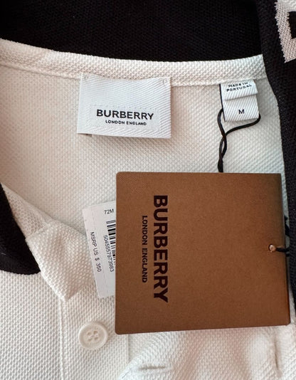 BURBERRY Logo Collar Polo Shirt w/ Tags - Medium