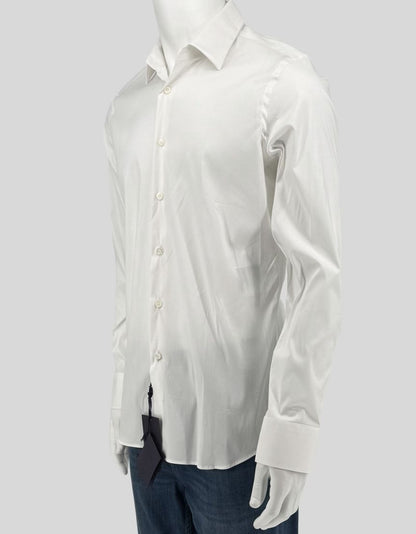 PRADA Stretch Poplin Dress Shirt w/ Tags - 38/15 US