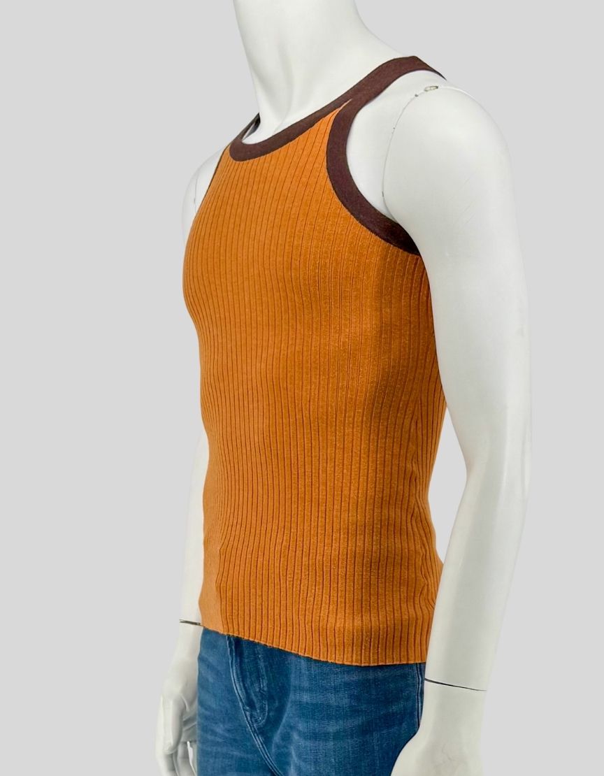 DODO BAR OR Ribbed Knit Tank Top – 42 (Styled as Men's S/M)