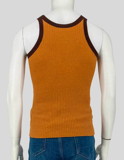 DODO BAR OR Ribbed Knit Tank Top – 42 (Styled as Men's S/M)