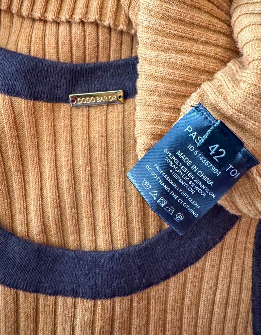 DODO BAR OR Ribbed Knit Tank Top – 42 (Styled as Men's S/M)