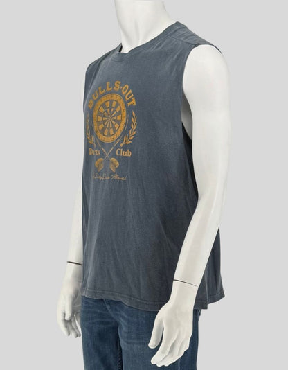 CARBON 2 COBALT Bulls-Out Darts Club Muscle Tee - Medium