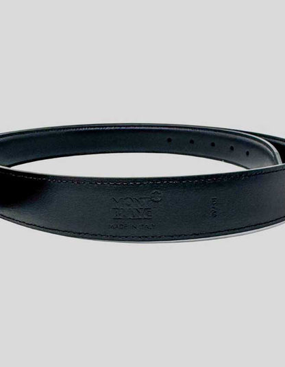 MONTBLANC Contemporary Line Rectangular Plate Buckle Belt – One Size