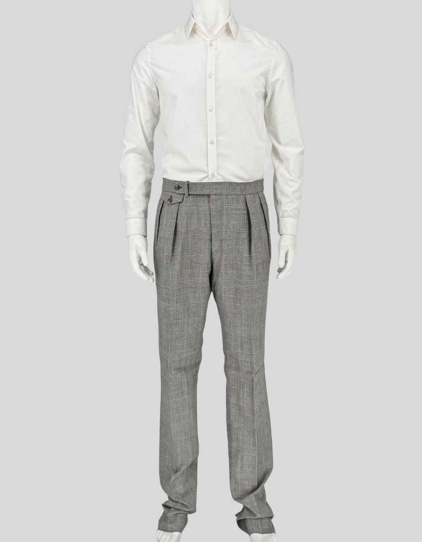 POLO RALPH LAUREN Double-Breasted Glen Plaid Suit w/ Tags – 44R US