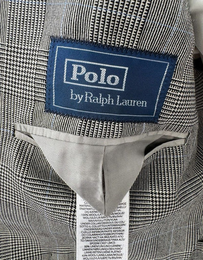 POLO RALPH LAUREN Double-Breasted Glen Plaid Suit w/ Tags – 44R US