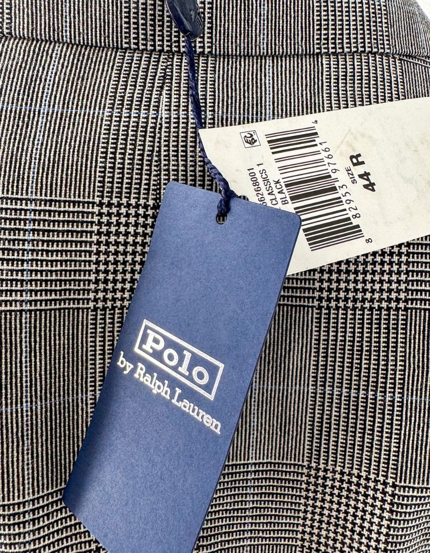 POLO RALPH LAUREN Double-Breasted Glen Plaid Suit w/ Tags – 44R US