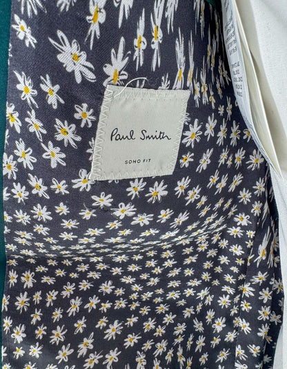 PAUL SMITH Tailored-Fit Wool-Mohair Evening Suit w/ Tags – 40R US