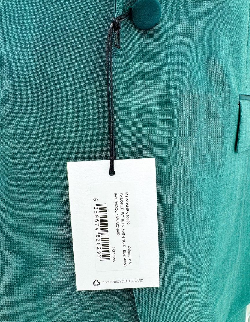 PAUL SMITH Tailored-Fit Wool-Mohair Evening Suit w/ Tags – 40R US