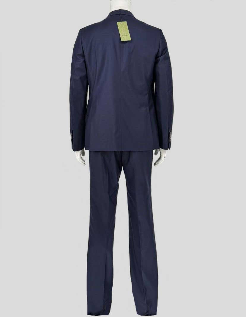 GUCCI Navy Blue Suit w/ Tags – 40R US | 50 IT - LuxAnthropy