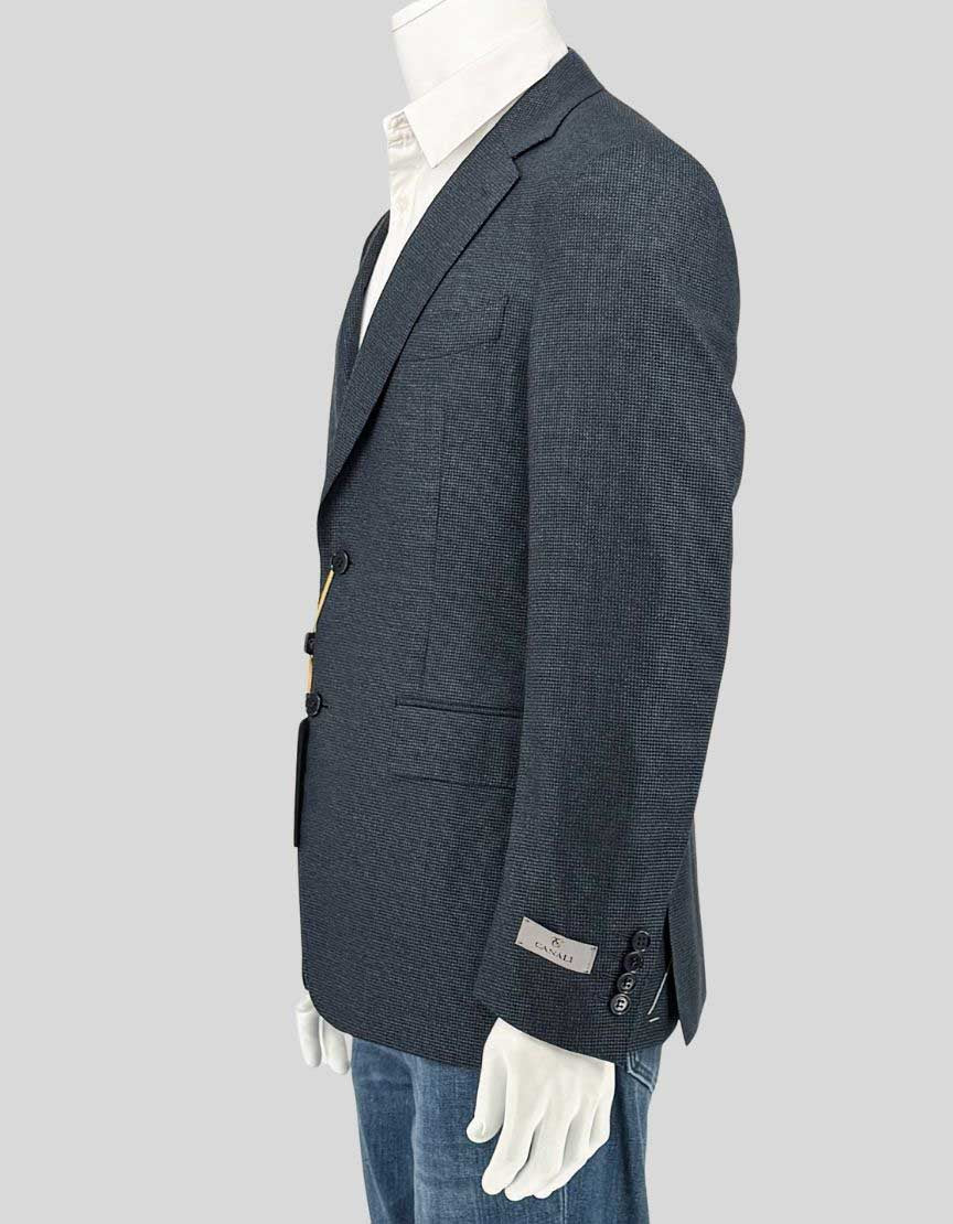 CANALI Wool Birdseye Blazer w/ Tags – 48 IT | 38R US