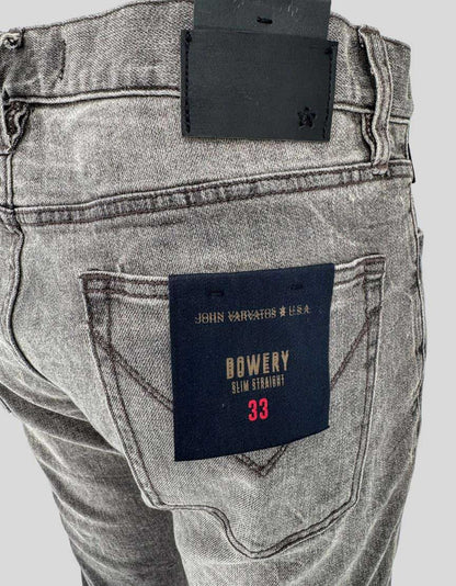 JOHN VARVATOS USA Bowery Slim Straight Jeans w/ Tags - 33 US