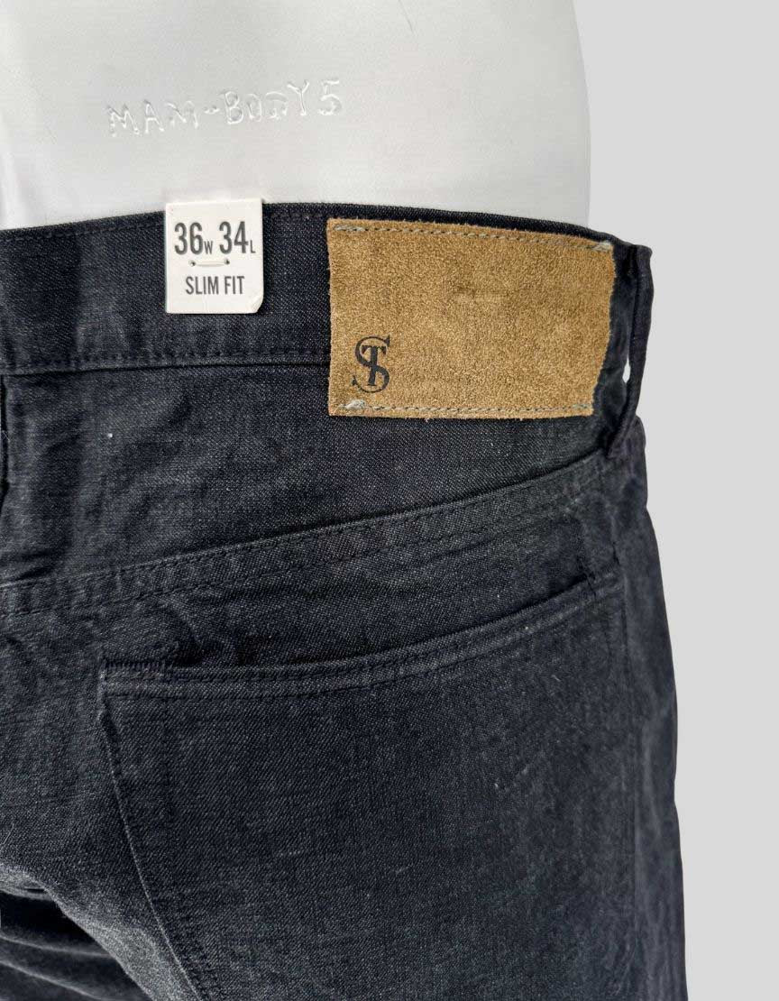 TODD SNYDER Slim Fit Lightweight Denim Jeans - 36/34 US