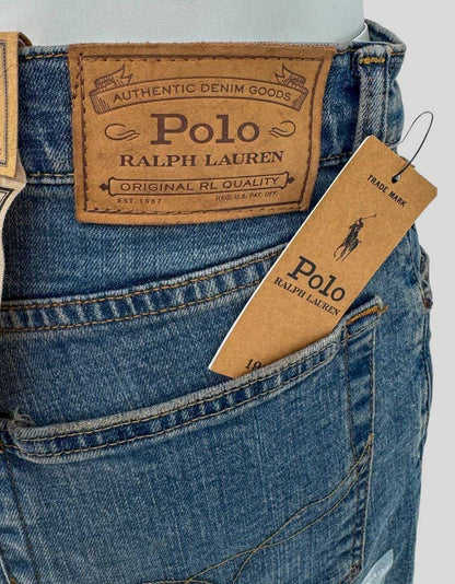 POLO RALPH LAUREN Varick Slim Straight Jeans w/ Tags -  36x34 US