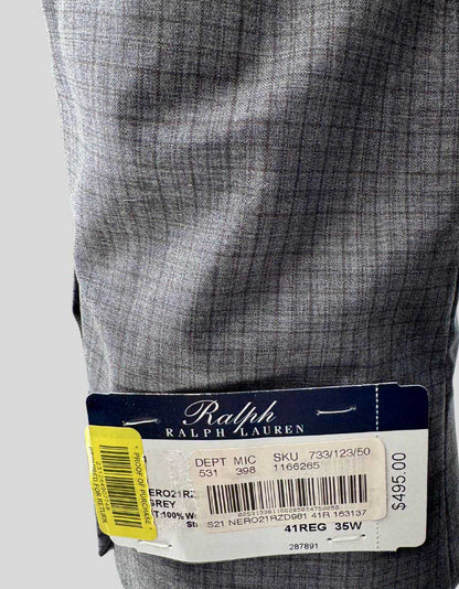 RALPH LAUREN Two-Piece Wool Suit w/ Tags -  41REG / 35W US