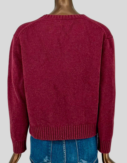POLO RALPH LAUREN Wool Graphic Sweater - Large