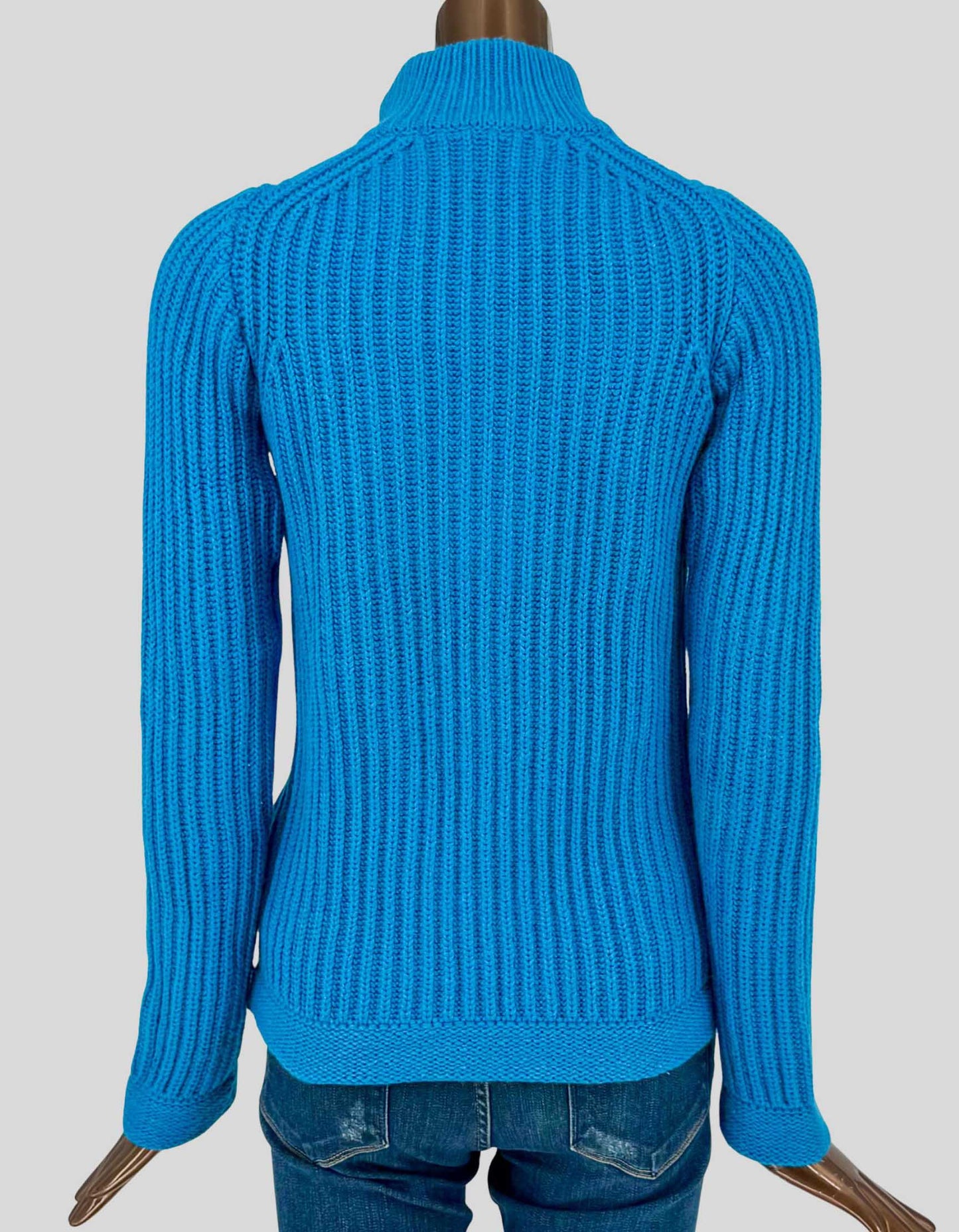 MARC JACOBS Ribbed Mock Neck Sweater - X-Small