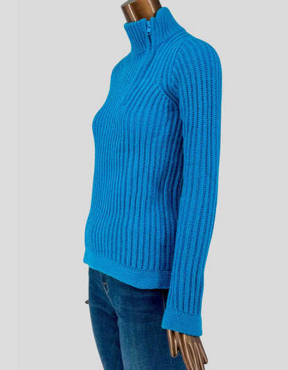 MARC JACOBS Ribbed Mock Neck Sweater - X-Small