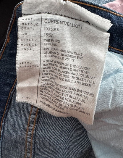 CURRENT/ELLIOTT The Fling Boyfriend Jeans - 31 US