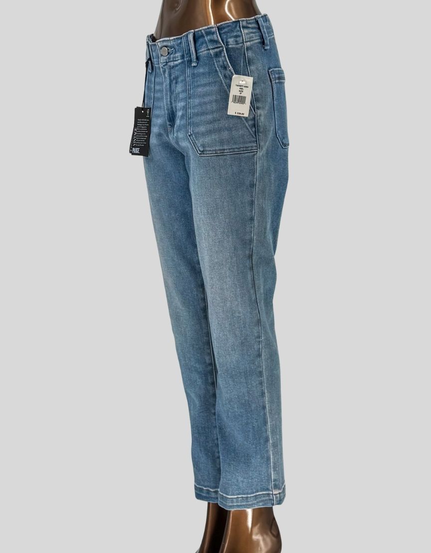 PAIGE Mayslie Straight Ankle Jeans w/ Tags - 27 US